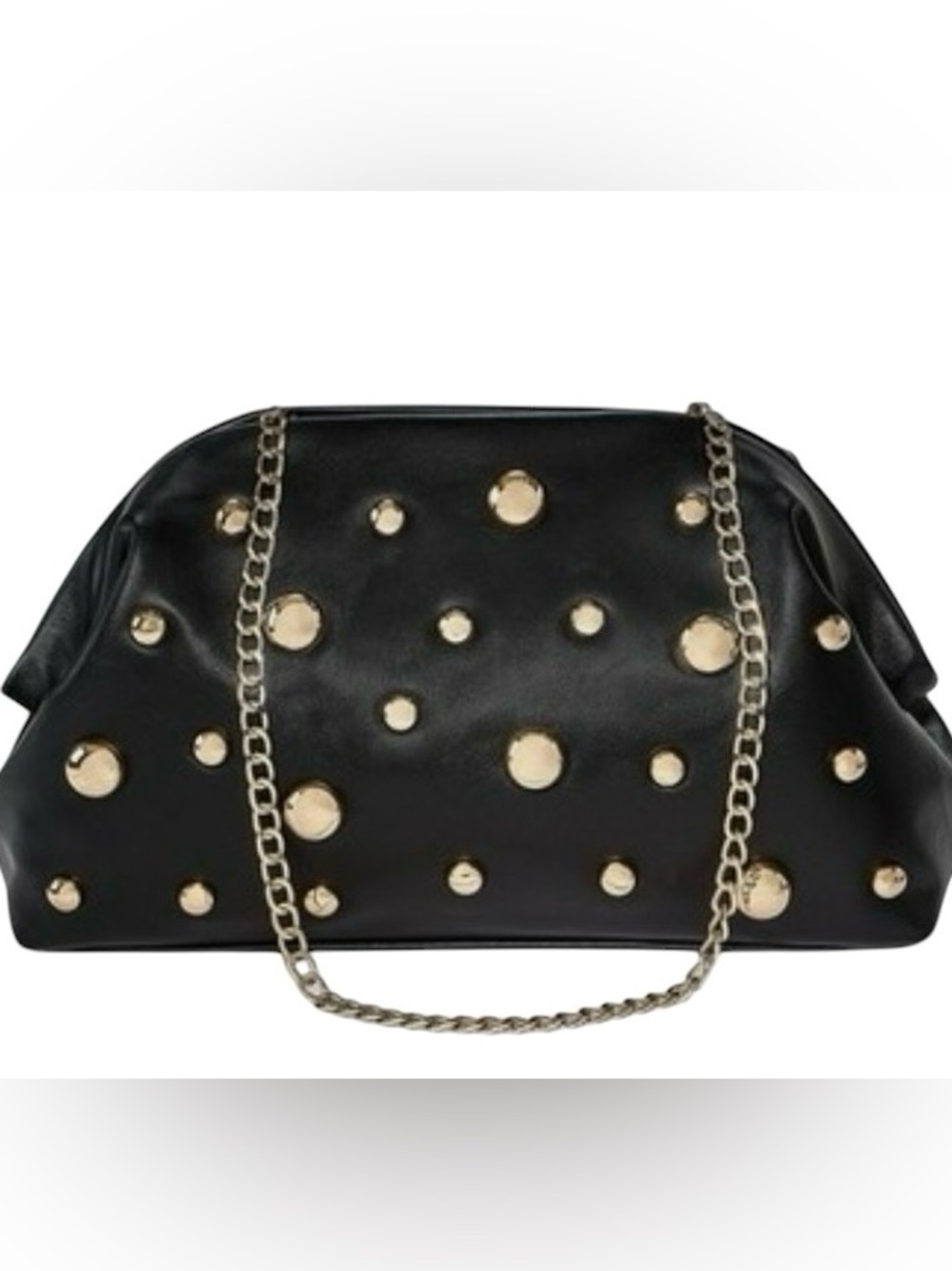 A New Day Smooth Vegan Leather Clutch/Shoulder Bag - NWT